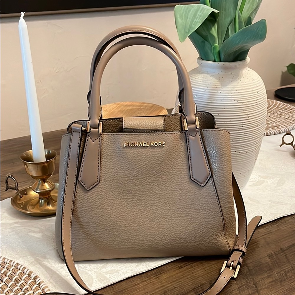 Michael Kors Tan Leather Handbag